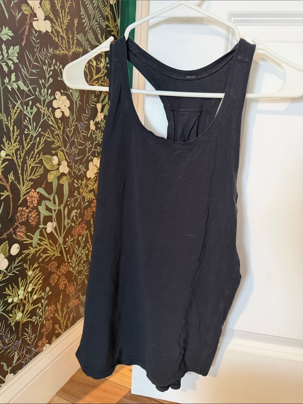 Lulu lemon Black Racerback Tank Top with MISSING TAG see note in description